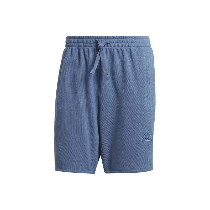 Adidas Lounge Piqué Terry Shorts Casual Shorts Men's Ink Blue-0