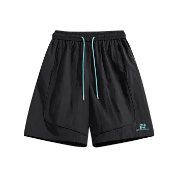 GROW DATE Cargo Shorts Unisex Night Black