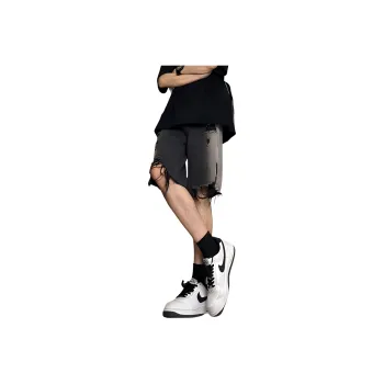 UNthemed Denim Shorts Unisex Black