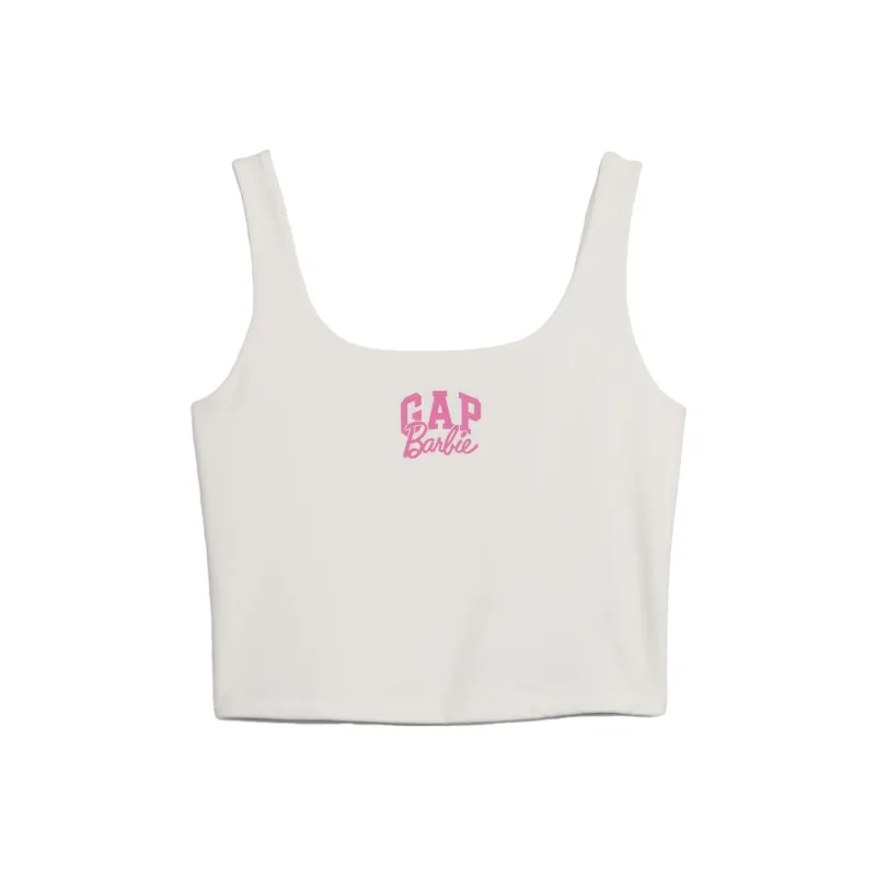 GAP X Barbie SS23 Co-branded Series Tank Tops Women's White-0