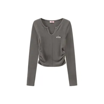 CHUU T Shirts Women's Carbon Gray