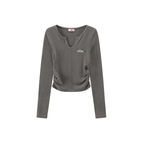 CHUU T Shirts Women's Carbon Gray-0
