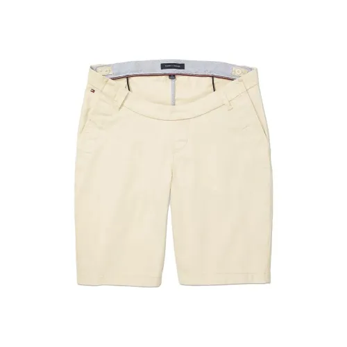 Tommy Hilfiger Seated Fit Classic Short Bottoms Sand Khaki Casual Shorts Men's Beige