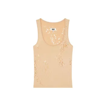 MM6 Maison Margiela Tank Tops Women's Orange