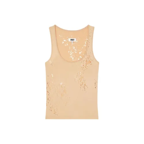 MM6 Maison Margiela Tank Tops Women's Orange