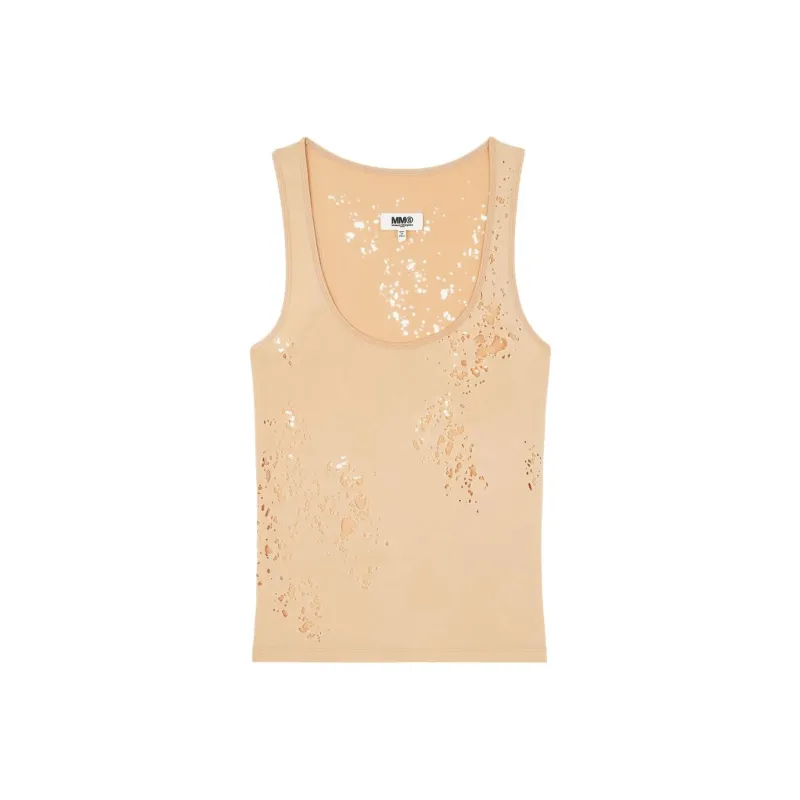 MM6 Maison Margiela Tank Tops Women's Orange-0