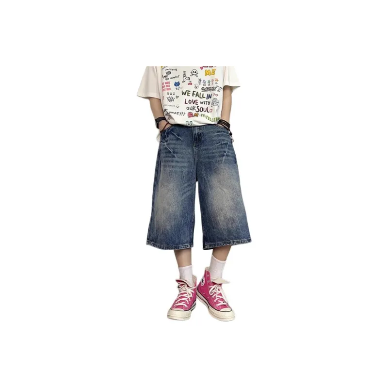 CORNILOT Denim Shorts Unisex Blue-0