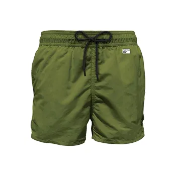 MC2 Saint Barth Casual Shorts Men Army Green