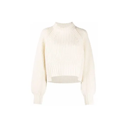 Sacai FW21 Loose Fit Sweater Women's White