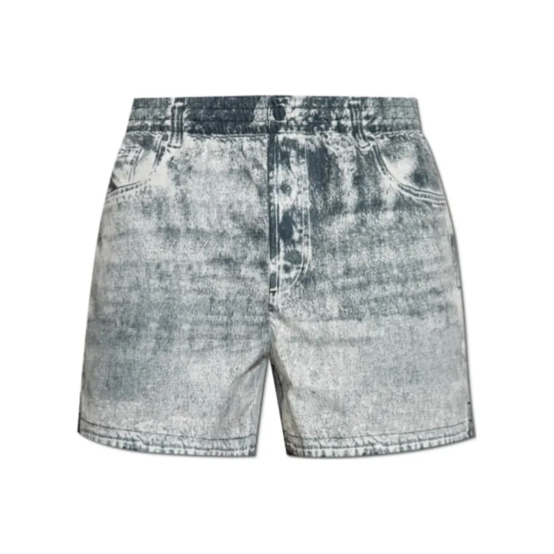 DIESEL Ken 37 Dnm Mid Length Swim Shorts-0