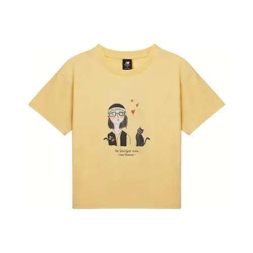 New Balance Crop Top Women's Bright Yellow