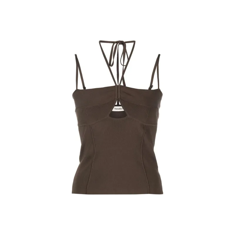 NANUSHKA Davine Double strap Top-0