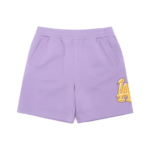 MLB LIKE Loose Fit Shorts Unisex Purple