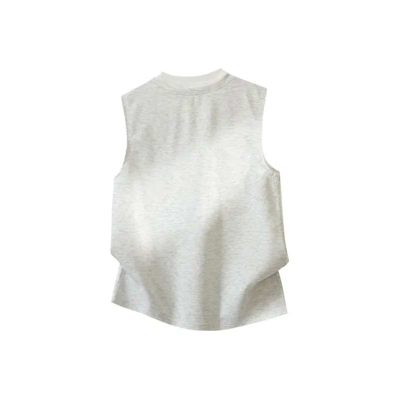 OGEK Tank Top Unisex Black Comes With Brooch-5