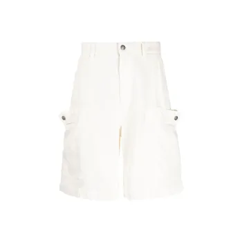 PALM ANGELS Lyocell Cotton Blend Cargo Shorts