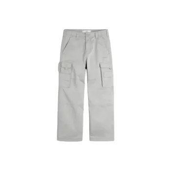 Hollister Cargo Pants Men's Light Gray
