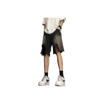 UNthemed Denim Shorts Unisex Black