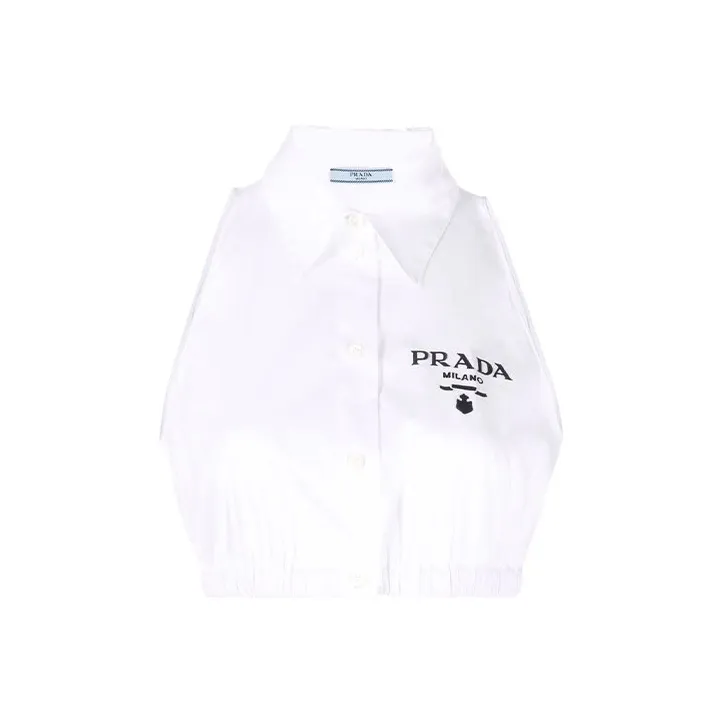 PRADA Crop Tops Women's White-0