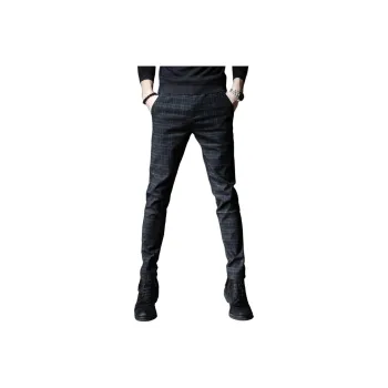 Devanro Casual Pants Men's Black