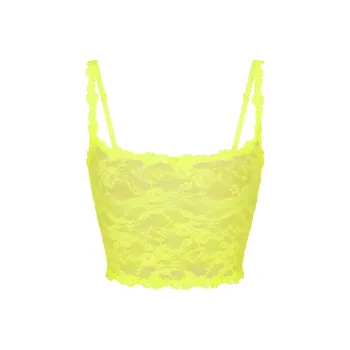 SKIMS STRETCH LACE CAMI Tank Tops Women's Yellow Highlighter