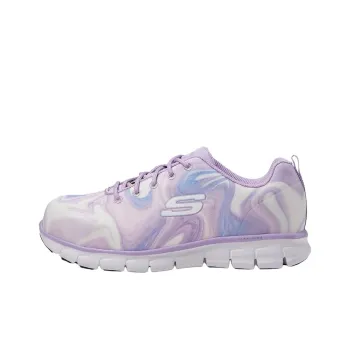 Skechers Work Anti Slip Wear Resistant Low Top Casual Shoes Women's Purple