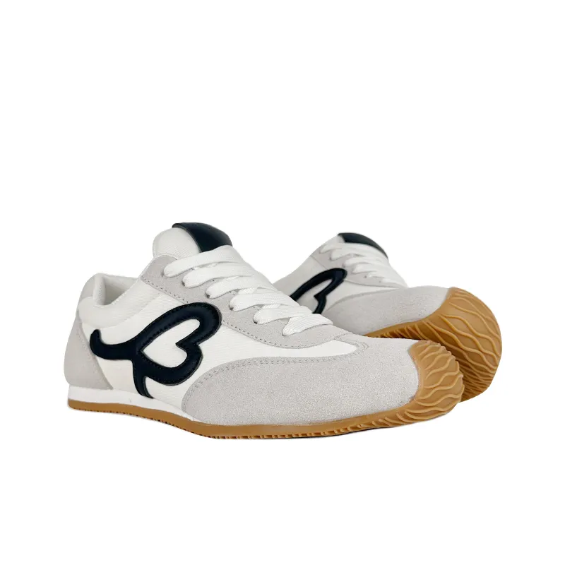 Rongchuan Slip Resistant, Abrasion Resistant, Lightweight, Breathable Low Top Skateboard Shoes Unisex White Black-2