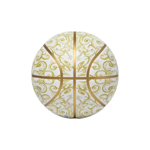 FANSIZHE Medusa Gala Rubber Basketball White Size 7 Ball Street Training Unisex