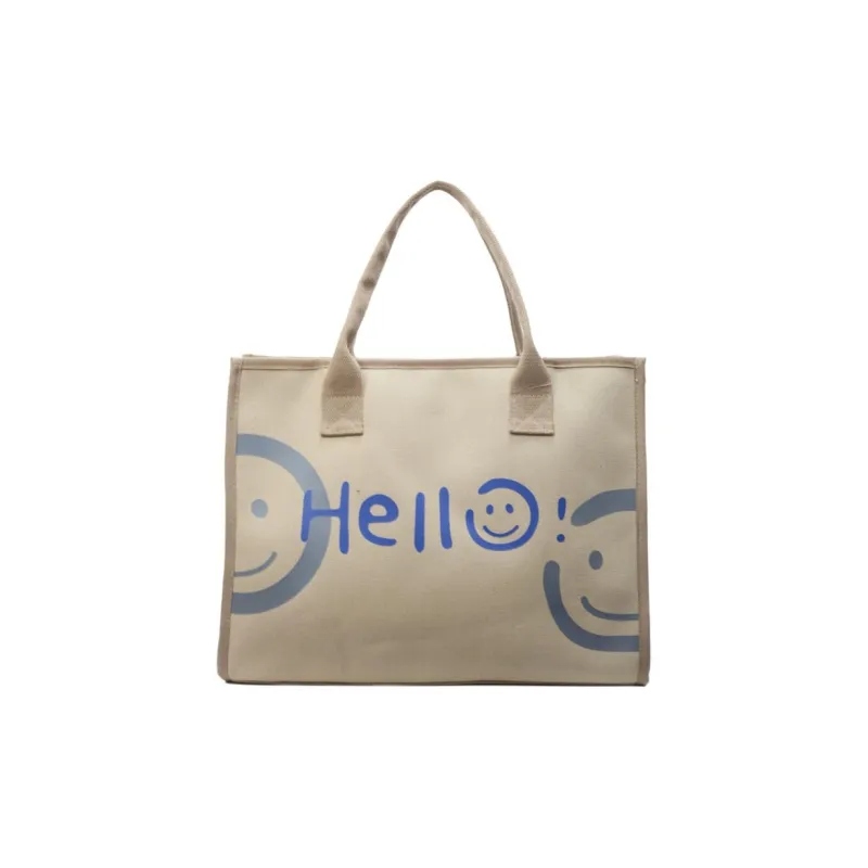 SUN EARTH &U Canvas Tote Bag, Shopping Bag, Canvas Shoulder Bag Women's Multicolor-6