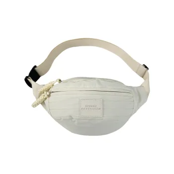 GOBLIN SHARKS 1759 Nylon Sling Bag Small Size Unisex White/Pink/Yellow/Khaki