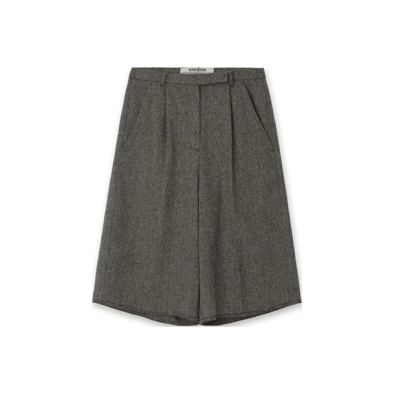 KIMHEKIM WOOL SHORTS Casual Shorts Unisex BROWN/Brown-0