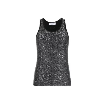 Fabiana Filippi Sequin Embellished Tank Top