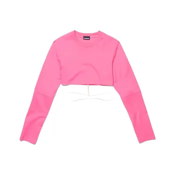 Jacquemus Crop Tops Women's Pink