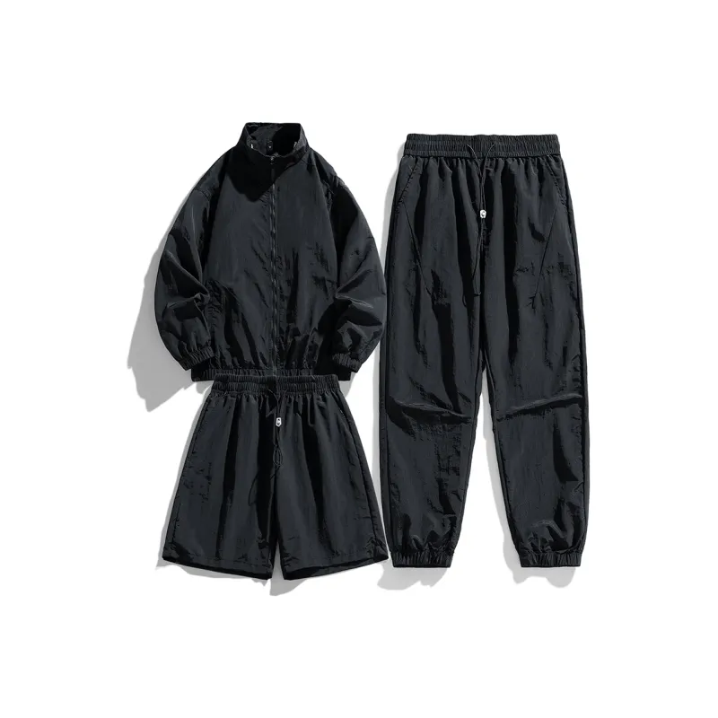 GOOSELIAR Coat, Shorts, Pants Three Piece Set Unisex-8
