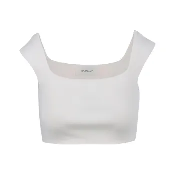 SportMax Square Neck Sleeveless Top