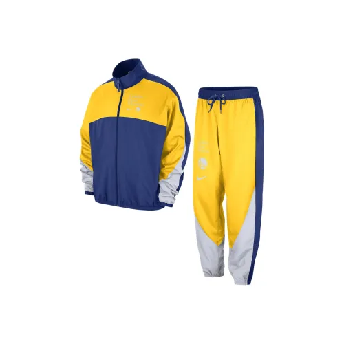 Nike Golden State Warriors Starting 5 Courtside Casual Sportswear Golden State Warriors Men's Corduroy Blue