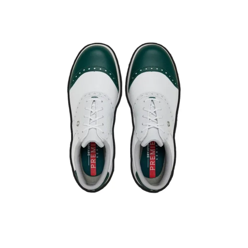 FOOTJOY Anti Slip Wear Resistant Low Top Golf Shoes Women's White Green-3