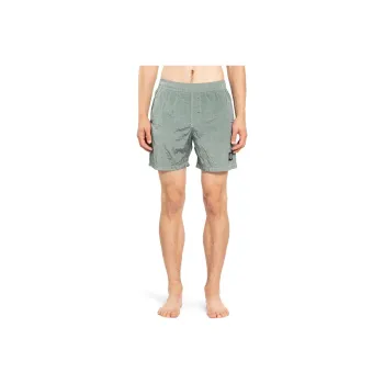 STONE ISLAND Logo Patch Swim Shorts