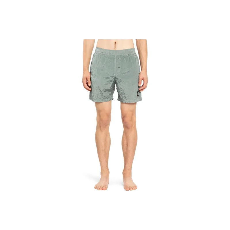STONE ISLAND Logo Patch Swim Shorts-0
