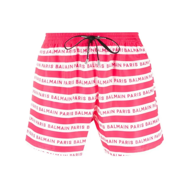 BALMAIN Swimming Shorts Men's Pink-0