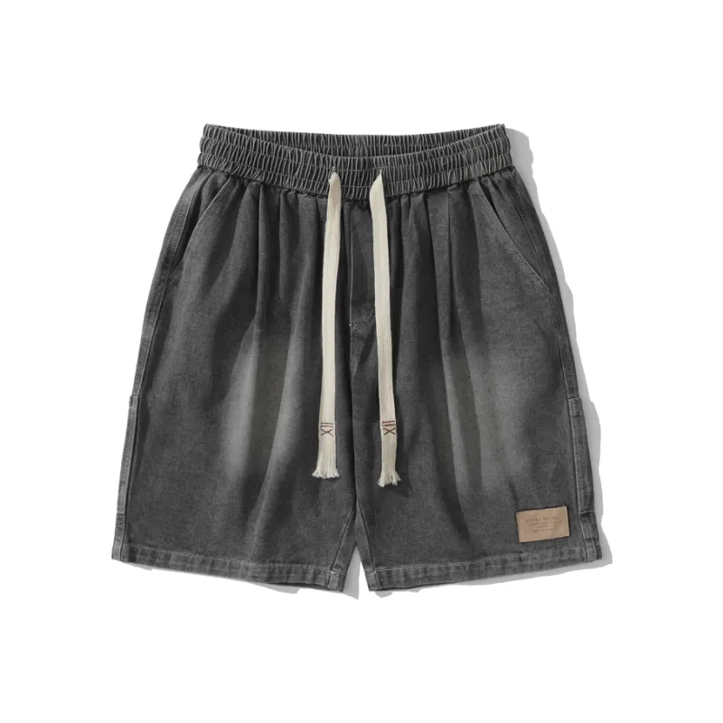 HKRXEC Denim Shorts Unisex-7