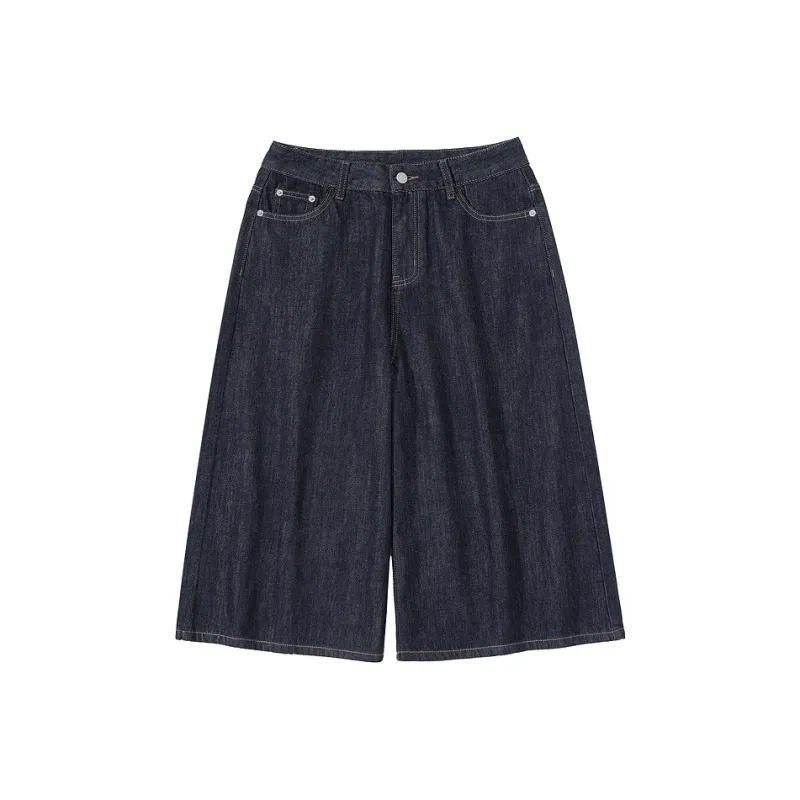 BONAS Denim Shorts Unisex Blue-0