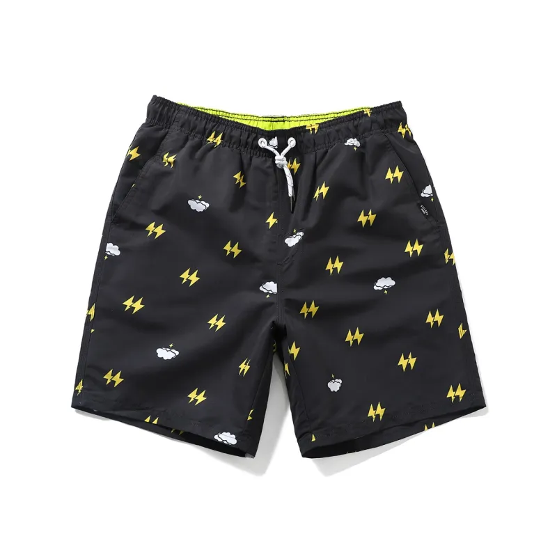 GAILANG Beach Shorts Men's Black-0
