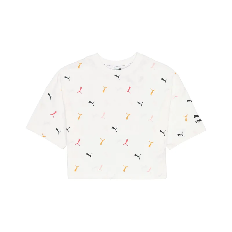 PUMA CLASSICS T Shirt Women's White-0