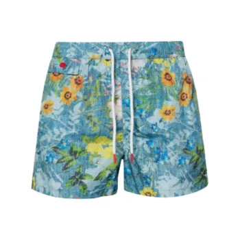 KITON Floral print Swim Shorts