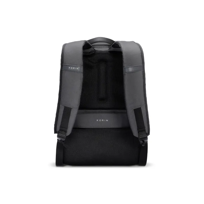 KORIN Polyester Backpack Regular Men's Light Gray-2