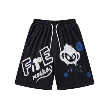 FireMonkey Basketball Shorts Men Black