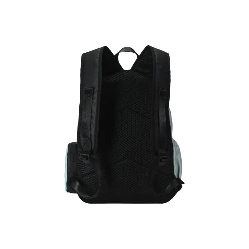 Spare No Pains. Polyester Backpack Unisex Gray-2