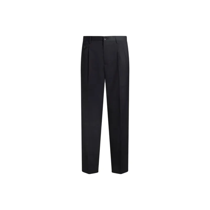 ETRO Tapered Wool Trousers-0