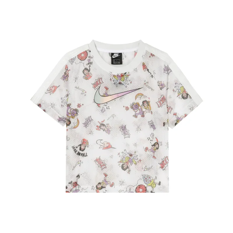 Nike T Shirts Women's White-0
