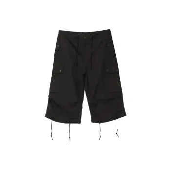 Needles SS25 Cargo Shorts Unisex Black